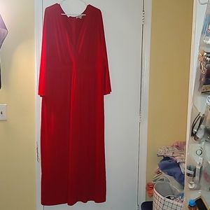 Red,long dress,Jessica London,plus size 24,